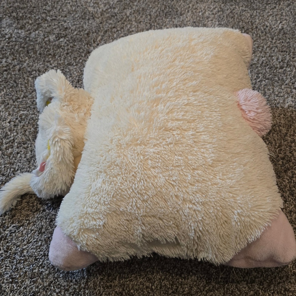 Pillow Pets 2011 Bunny Rabbit Plush Stuffed Animal Unisex Large Polka Dot Ears - Picture 9 of 16